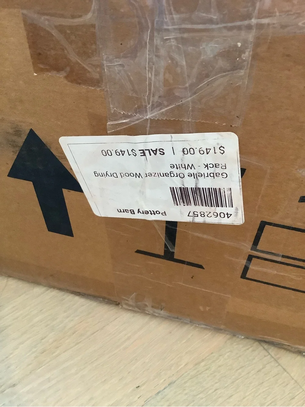 Pottery Barn new box